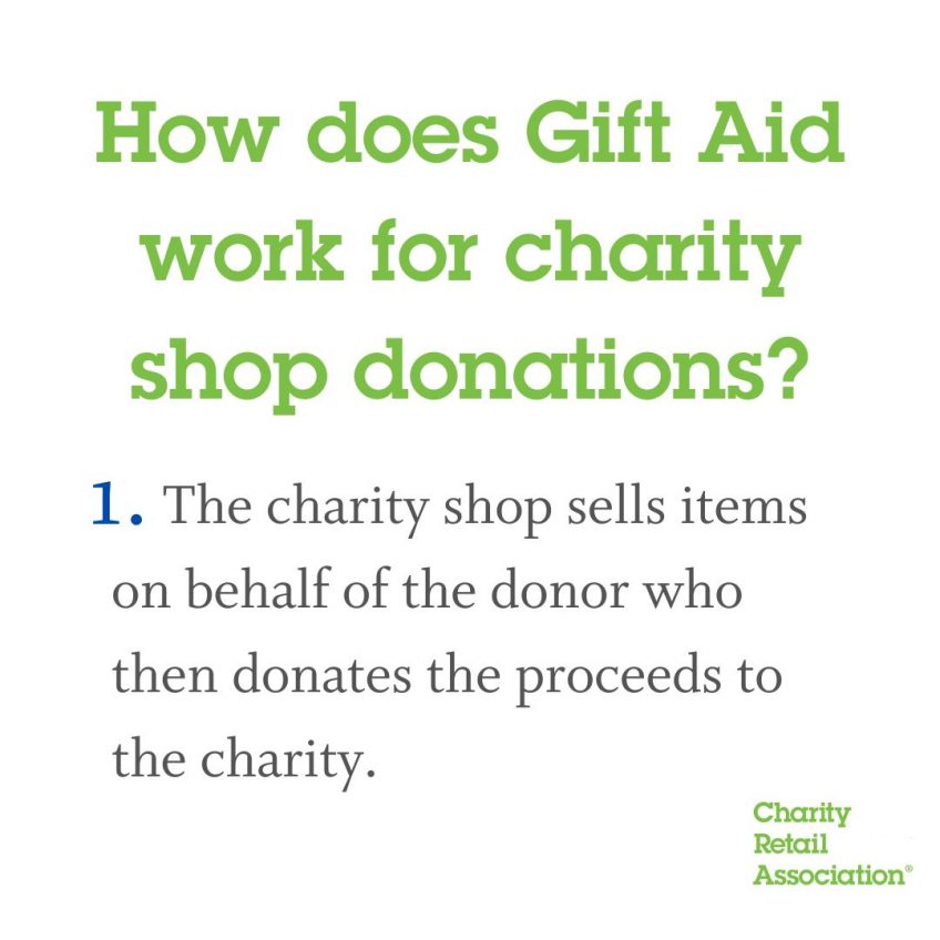 Gift Aid Awareness Charity Retail Association