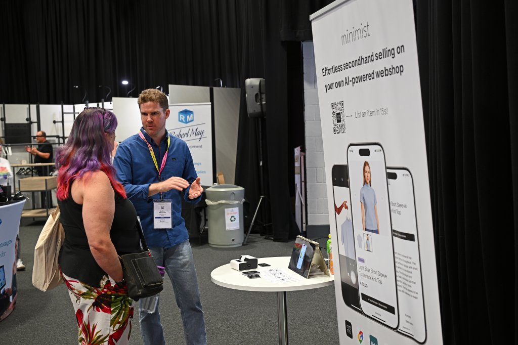 Minimist stand at Charity Retail Conference 2025.