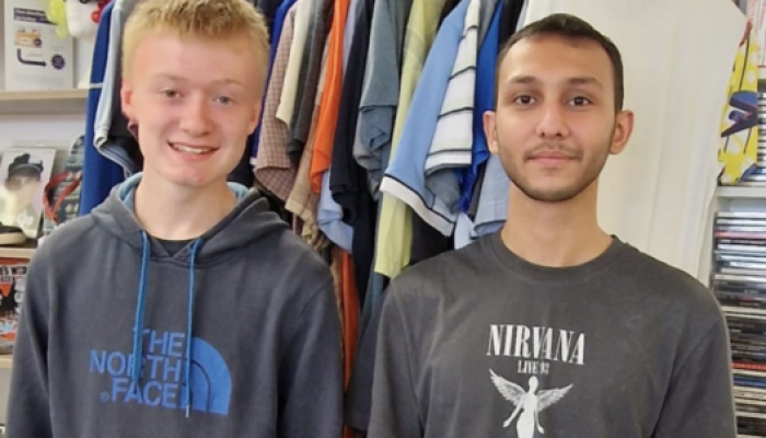 Ali and Noah - Willow Foundation volunteers