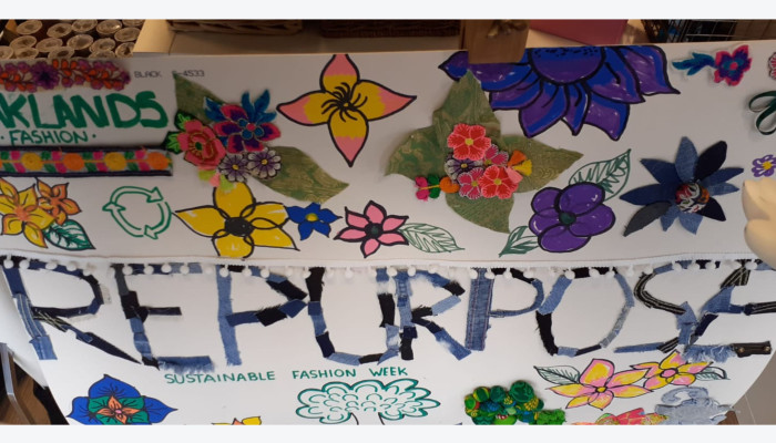 Repurpose spelt in denim