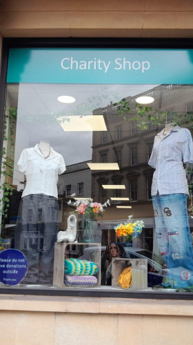 The shopfront of St Margaret’s Hospice shop, Bridgewater.