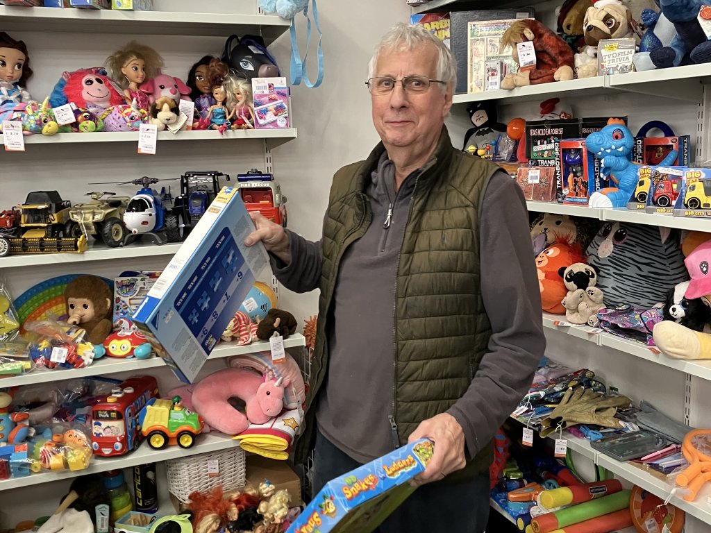 Volunteer at Acorns superstore Bescot in the toy section.