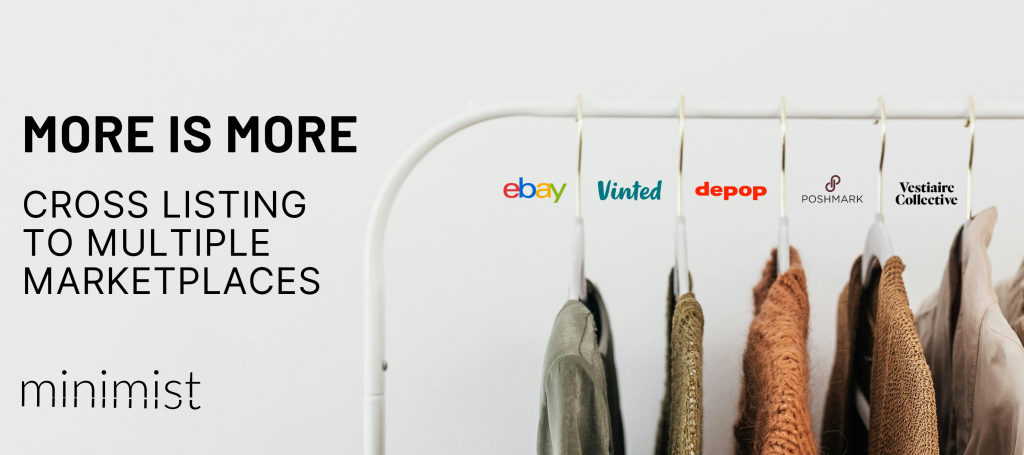 Mimimist banner image with online marketplaces logos.