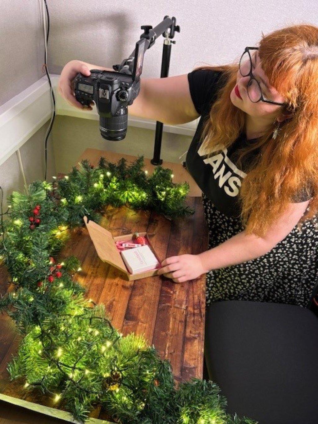 Create your Christmas - video shoot.