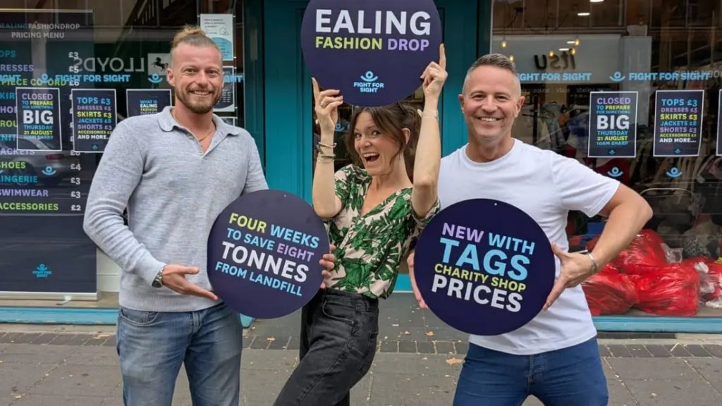 Fight for Sight Ealing shop and staff.