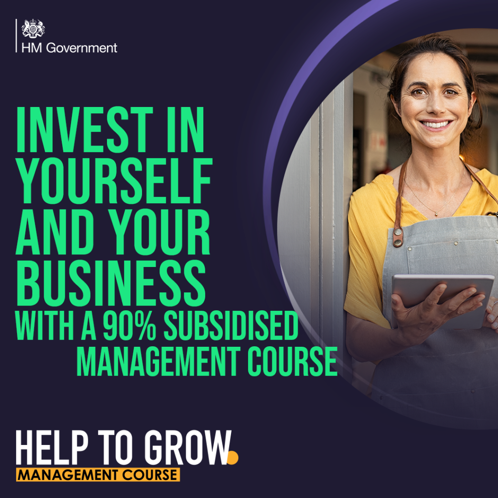 Help to Grow management course - HM Government.