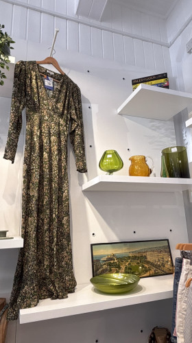 Dress and bric-a-brac shop display