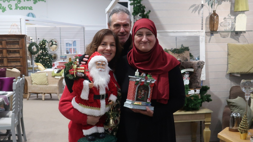 Maidenhead Thames Hospice Homestore team members.