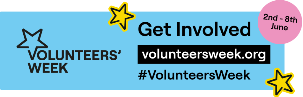 Volunteers Week get involved hashtag.