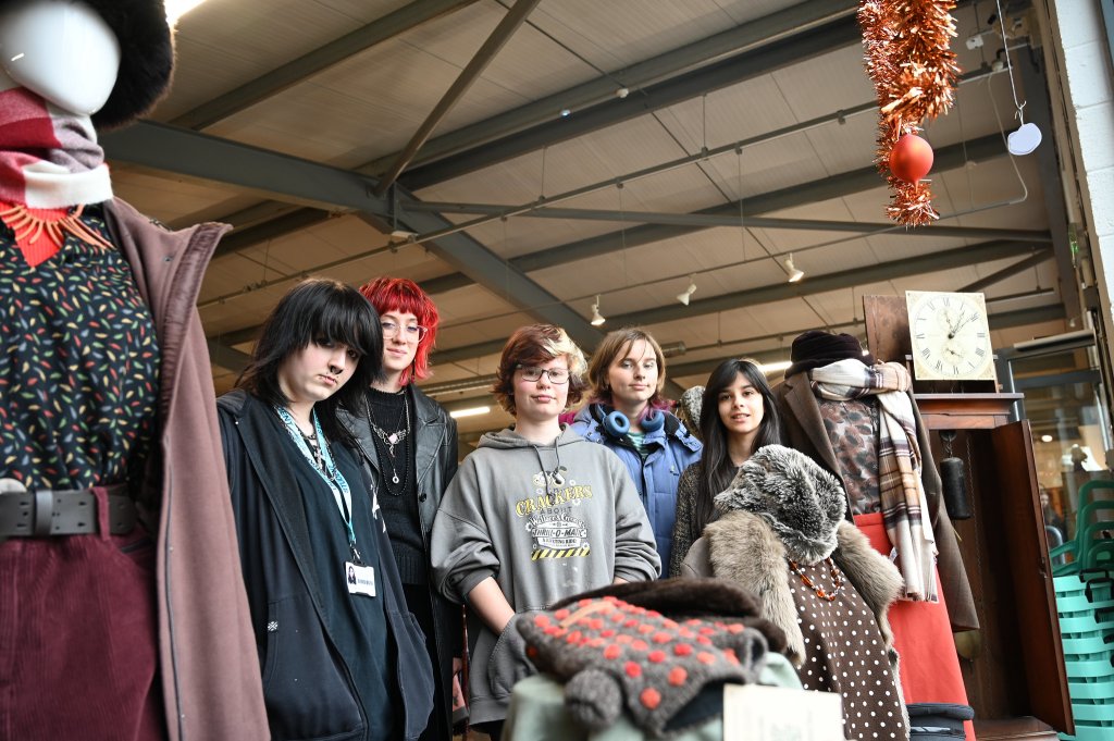 Students window display.