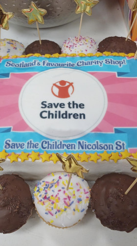 Save the Children Scotland cake