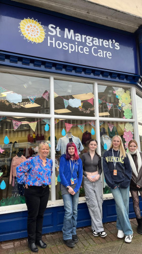 The exterior of St Margaret’s Hospice charity shop.