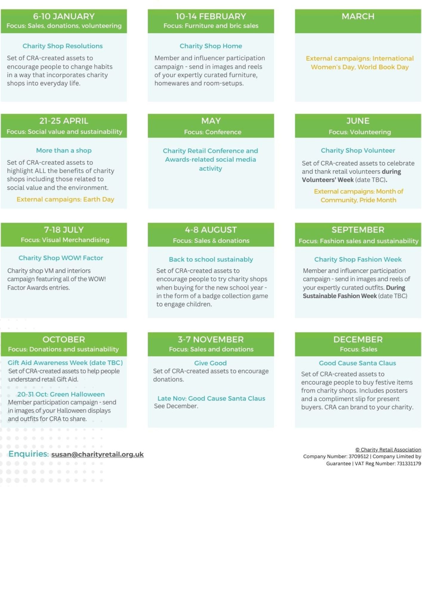 Social Media Calendar 2025 Uk 